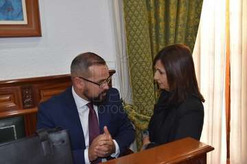 Imágenes del Pleno ordinario de diciembre del Ayuntamiento de Telde (Foto Francisco Javier Santana)